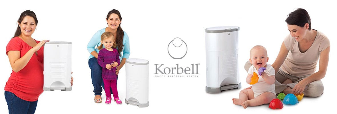 Recharges Poubelles à couches KORBELL - 16L Pack de 3