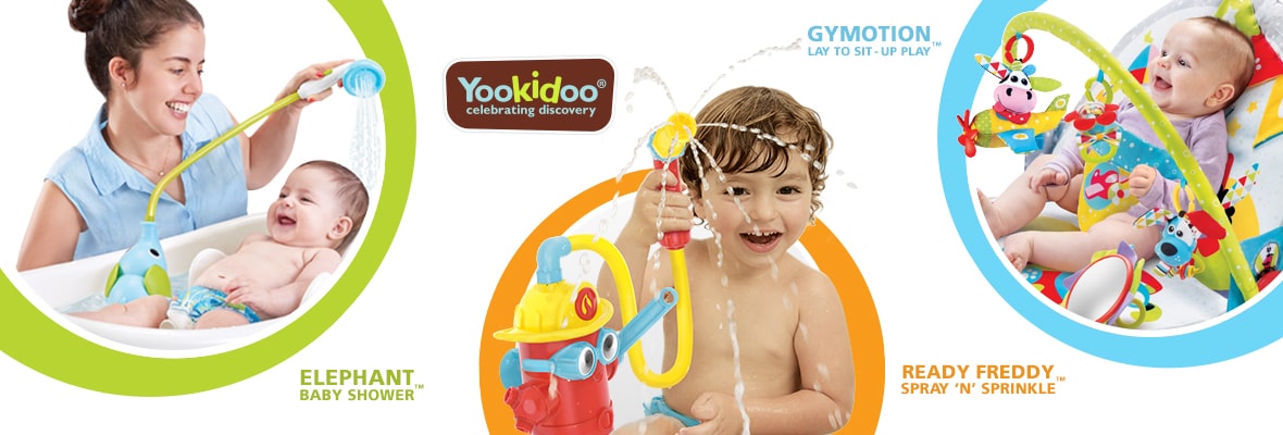 Jouets de bain bébé la course aux canards de Yookidoo sur allobébé