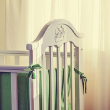 Tour de lit bébé personnalisé - Boris & Jungo