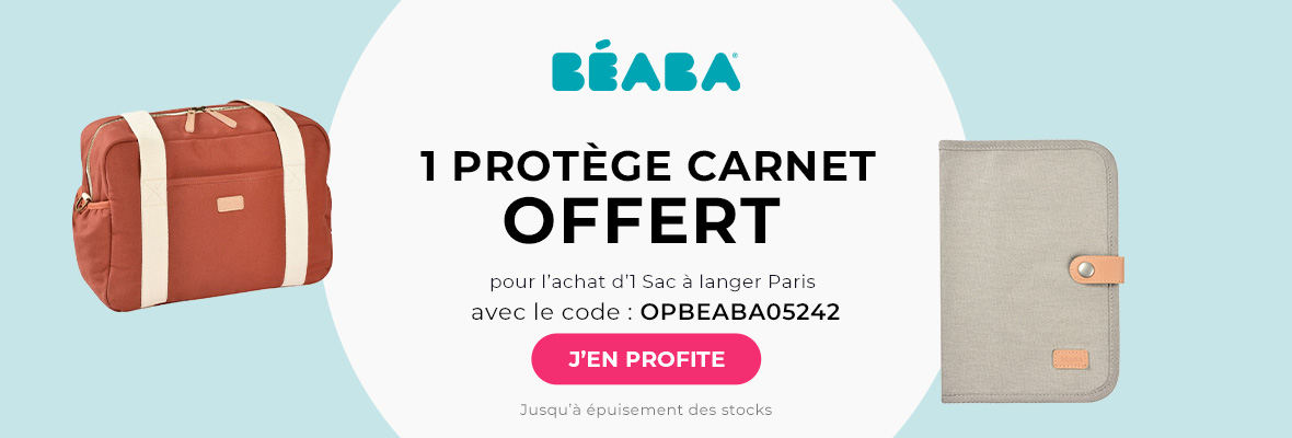 Beaba : 1 sac Paris = 1 protège carnet de santé
