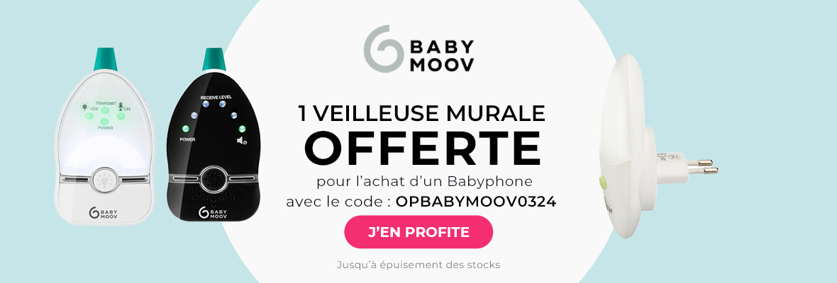 Babymoov : 1 Babyphone = 1 veilleuse murale offerte