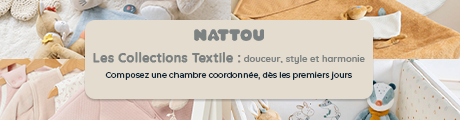 Focus sur les collections textile Nattou