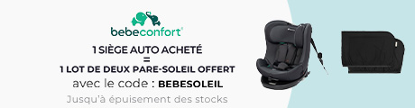 Bébéconfort : 1 Siège auto Bebeconfort = 1 lot de 2 chaussettes pare-soleil offert