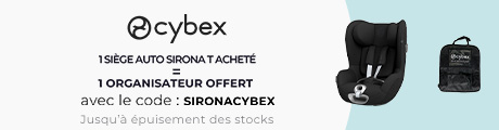 Cybex : Un siège auto Sirona T acheté = un organisateur offert