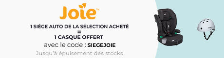 Joie : Un siège auto de la sélection acheté = Un casque de protection enfant offert