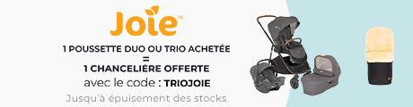 Joie : 1 pack duo ou trio acheté = 1 chancelière hiver agneau