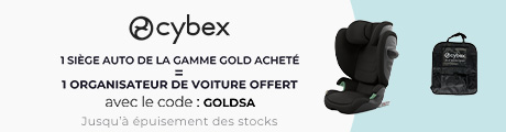 Cybex : Un siège auto de la gamme Gold acheté = un organisateur de voiture offert