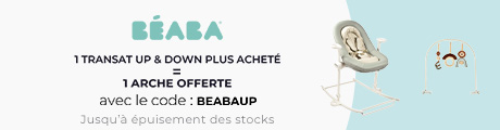 Un transat Béaba Up & Down Plus Greige acheté = une arche offerte