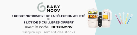Babymoov : Un robot Nutribaby+ de la sélection acheté = Un lot de 5 cuillères offert