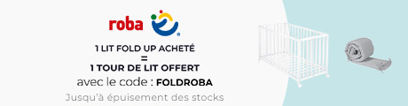 Roba : Un lit Fold up acheté = Un tour de lit offert