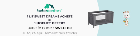 Bebeconfort : Un lit Sweet dreams acheté = Un hochet offert