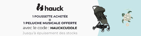 Hauck : Une poussette achetée = Un cuddle offert