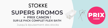 Stokke : Offre prix canon sur le pack complet Flexi Bath