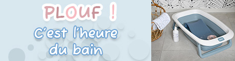 Plouf ! C'est l'heure du bain