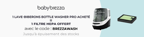Babybrezza :1 lave biberon Bottle Washer Pro acheté = 1 filtre HEPA offert