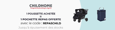 Childhome : Une poussette achetée = une pochette repas isotherme