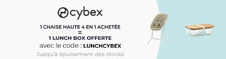 Cybex : Une chaise haute 4 en 1 achetée = une lunch box offerte