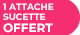 Sauthon : Une arche Sauthon acheté = Un attache sucette Pluche et Pompom offert