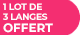 Doomoo : Pour l'achat d'un coussin d'allaitement = un lot de 3 langes offert