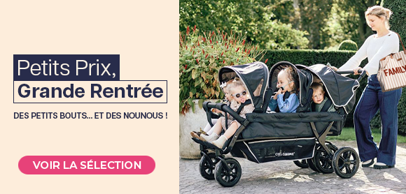 Petits prix, grande rentrée des petits bouts… et des nounous !