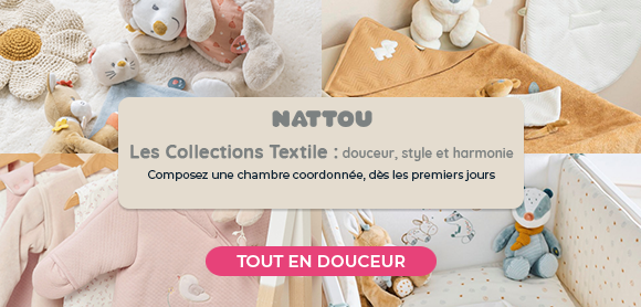 Focus sur les collections textile Nattou