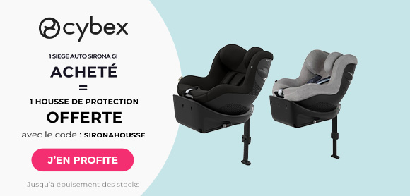 Cybex : 1 siège auto Sirona Gi acheté = 1 housse de protection offerte