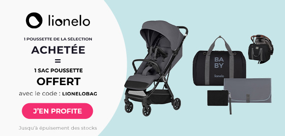 Lionelo : 1 poussette de la sélection achetée = 1 sac poussette Ida offert