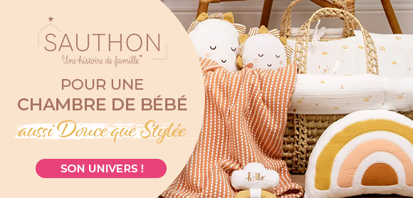 Une chambre douce et stylée par Sauthon