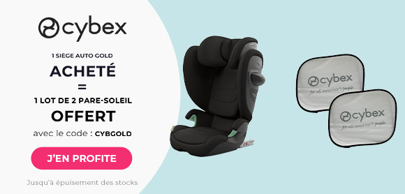 Un siège auto Gold (Solution G2, Pallas G3, Sirona G, Sirona Gi) acheté = un lot de 2 pare soleil offert