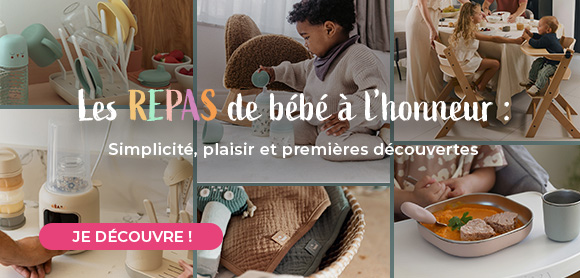 Le repas de bébé à l'honneur : les indispensables 