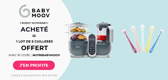 Babymoov : Un robot Nutribaby acheté = un lot de cuillères offert