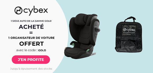 Un siège auto de la gamme Gold acheté = un organisateur de voiture offert