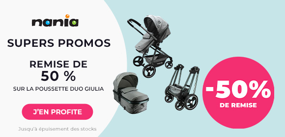 Les prix fous Nania : Le Duo Giulia à -50% 