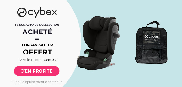 Cybex : Un siège auto de la sélection acheté = Un organisateur de voiture offert