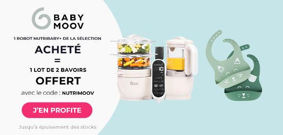 Babymoov : Un robot Nutribaby+ de la sélection acheté = Un lot de 5 cuillères offert