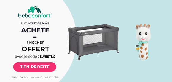 Bebeconfort : Un lit Sweet dreams acheté = Un hochet offert