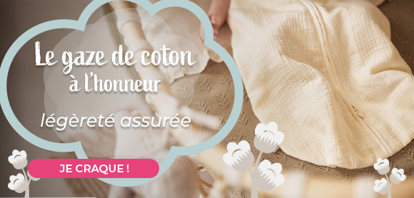 Le gaze de coton à l’honneur : légèreté assurée