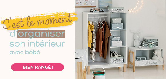 Moment d'organiser son intérieur avec bébé