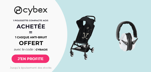 Cybex : Une poussette compacte Agis achetée = un casque anti-bruit offert