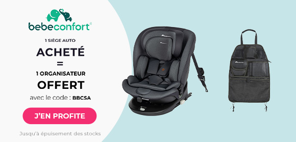 Bebeconfort : Un siège auto acheté = un organisateur offert