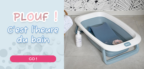 Plouf ! C'est l'heure du bain