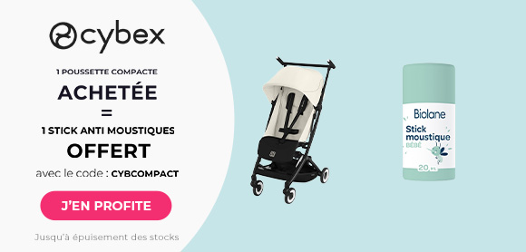 Cybex : Une poussette compacte Libelle/Orfeo/Beezy/Eeezy achetée = Un stick anti moustique 20 ml