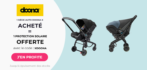 Doona : Un siège auto Doona X acheté = Une protection soleil offerte