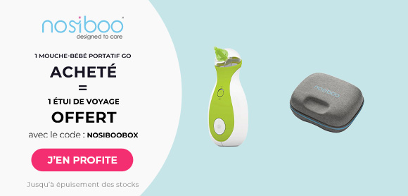 Nosiboo : Pour l'achat d'un mouche bébé portatif = 1 boite de rangement offerte