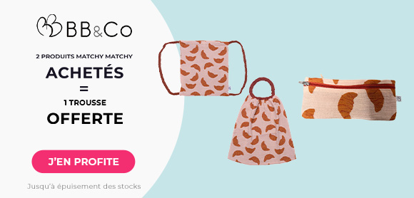 BB&Co : Dès 2 produits Matchy Matchy achetés = 1 trousse exclusive offerte